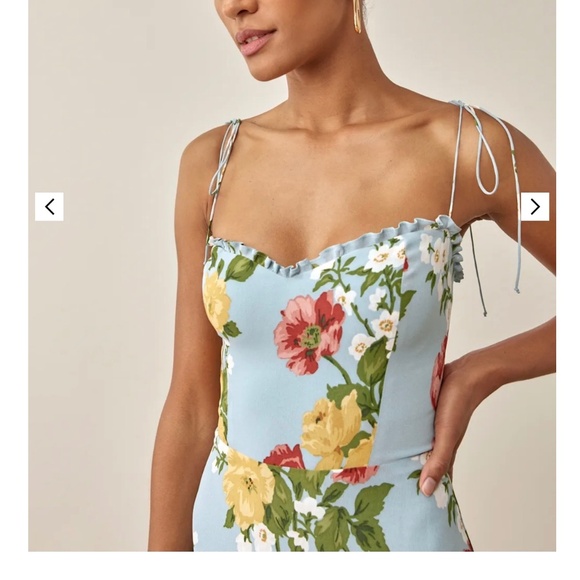 Reformation Enya Dress Florist - Size 10 - Picture 3 of 3